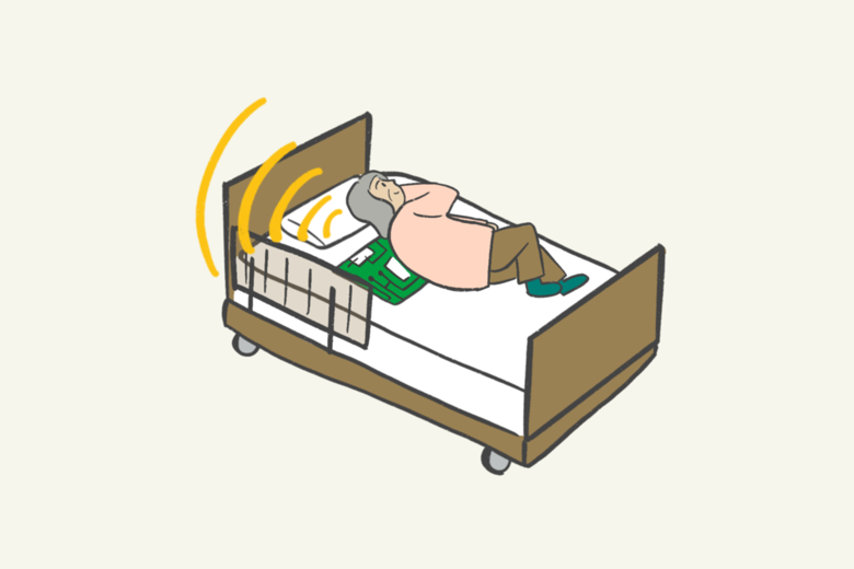 ベットマットレス向け見守りセンサー