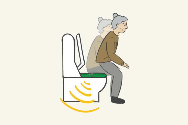 トイレ便座見守りセンサー