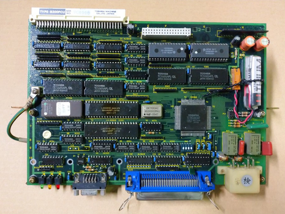 東芝機械製射出成型機シーケンサー制御基板（Toshiba Injection Molding Control Circuit Board H1503313 B200pcu）の修理